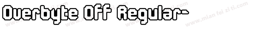 Overbyte Off Regular字体转换